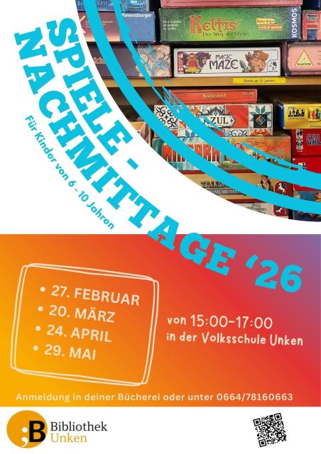 Spielenachmittage 2026